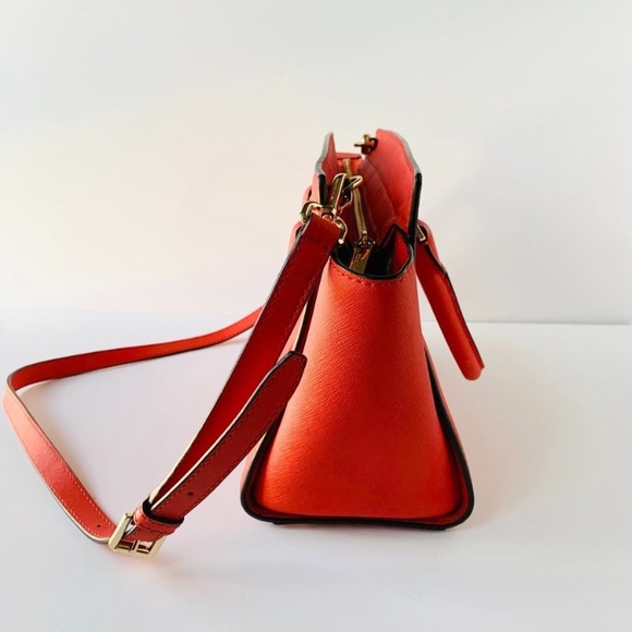 MICHAEL Michael Kors Selma Bright Red Satchel - Picture 6 of 8